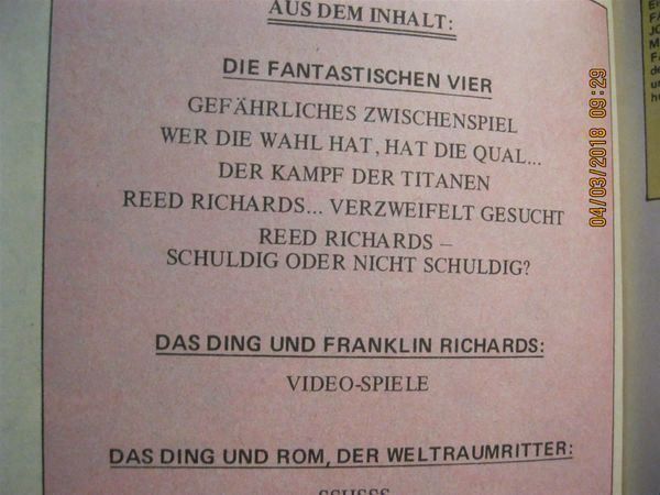 Fumetti: 3x Die Fantastischen Vier Comics Taschenbücher (1985 - 1988) – Usato da Affoltern am Albis venduto da Andrezc 5