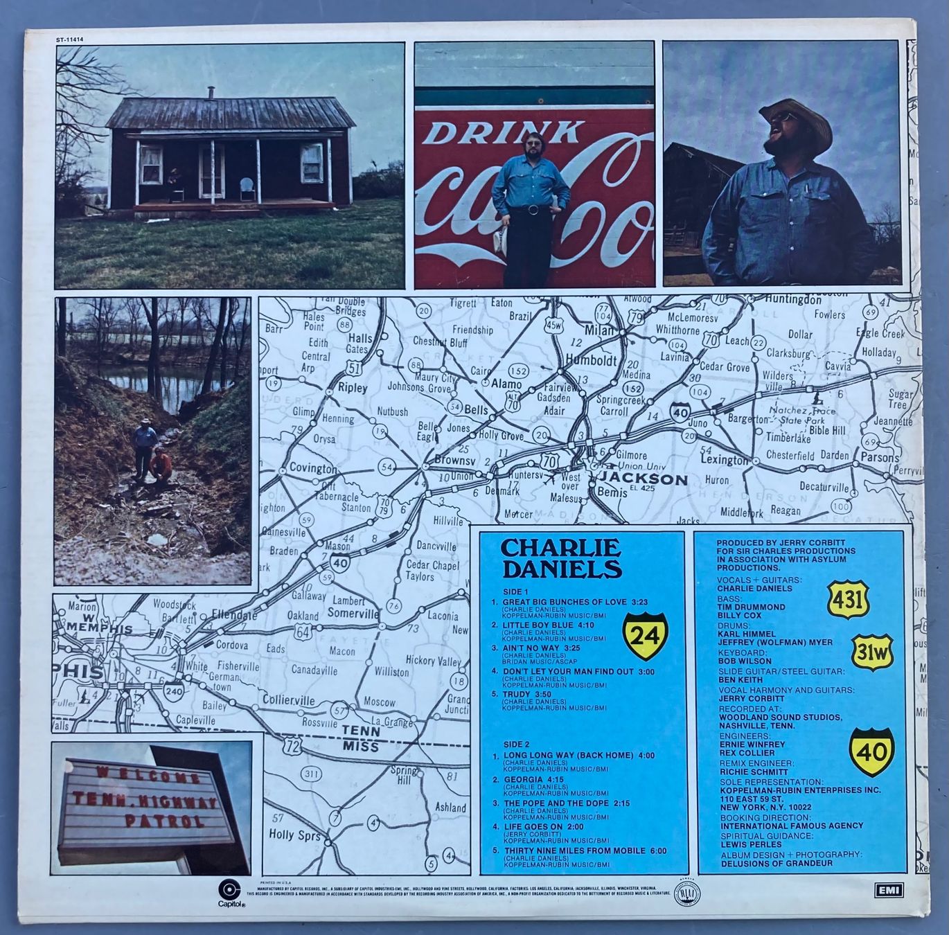 Schallplatten: CHALIES DANIELS - CHARLIE DANIELS – Gebraucht aus Poliez-Pittet von Newtown-Records 1