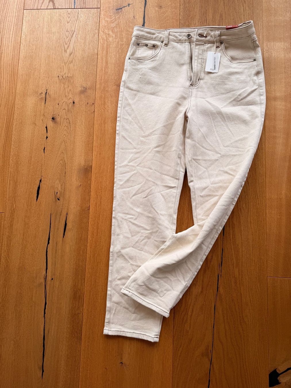 Nile Jeans: Neue Nile Hose Jeans beige L – Nuovo e nell'imballaggio originale da Spiez venduto da Nieverge0