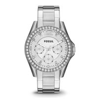 Fossil Damenuhr „Riley“ – Silber – neu 