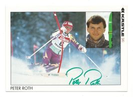 PETER ROTH  DEUTSCHER SKIRENNLÄUFER