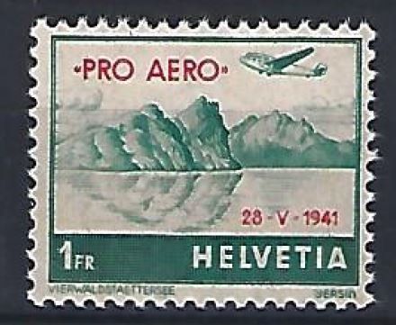 Tutti i francobolli: Poste aérienne - Flugpost / Zumstein 35 / Neuf ** – Nuovo (secondo la descrizione) da PRANGINS venduto da Dorp