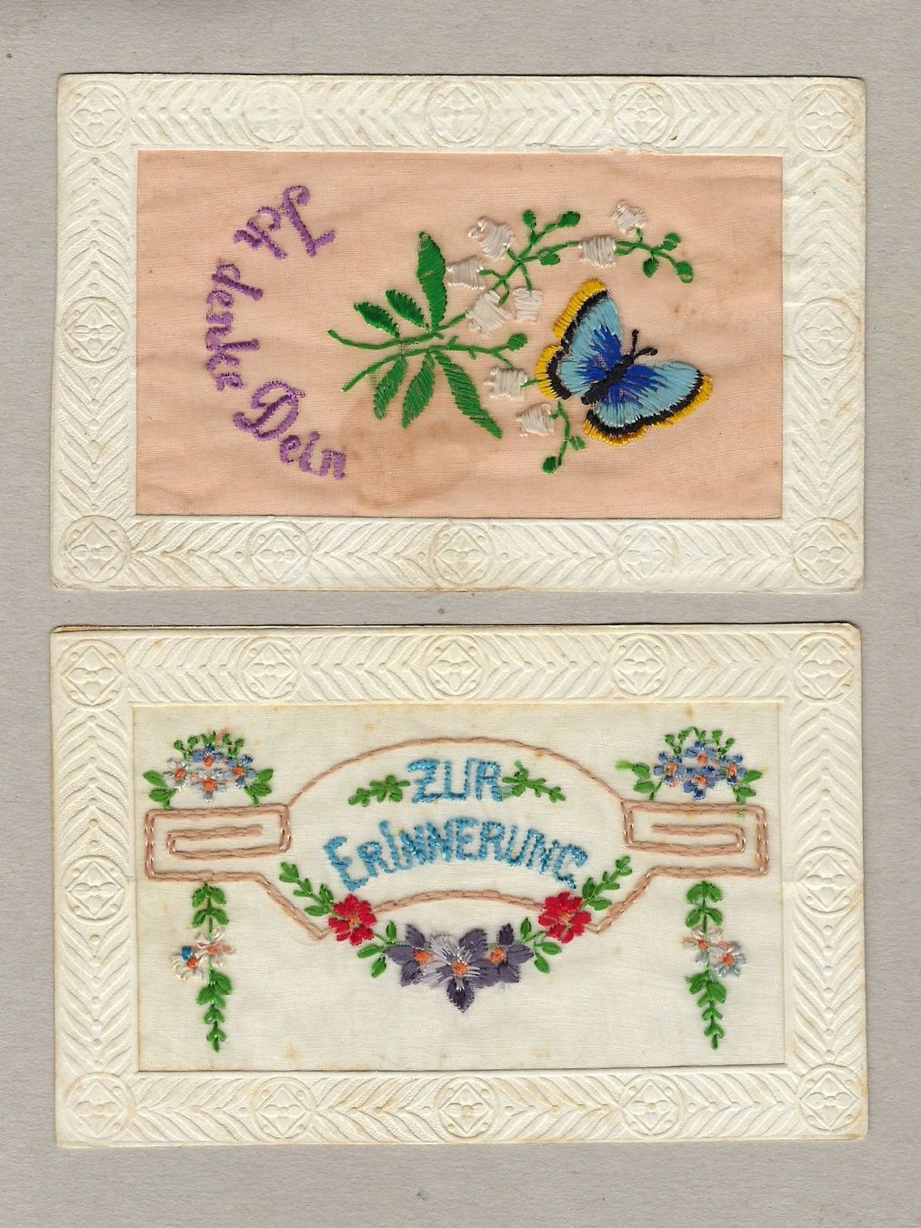 Cartoline postali: ALTE STICKEREI ANSICHTSKARTEN JUGENDSTIL – Usato da Balgach venduto da Zwischenraum