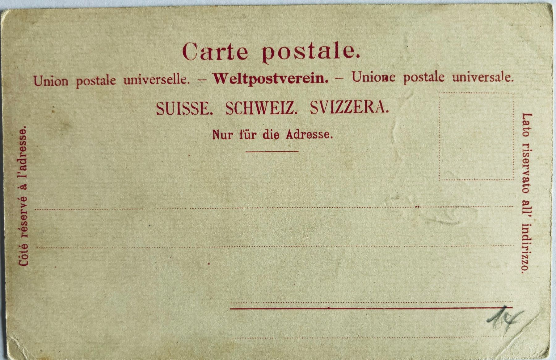 Cartoline postali: Thurgau, Wappen, Litho – Usato da Frauenfeld venduto da Merk52 1
