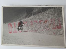 Historische Motorrad Fotografie Rennsport 1947 Arosa CH RA