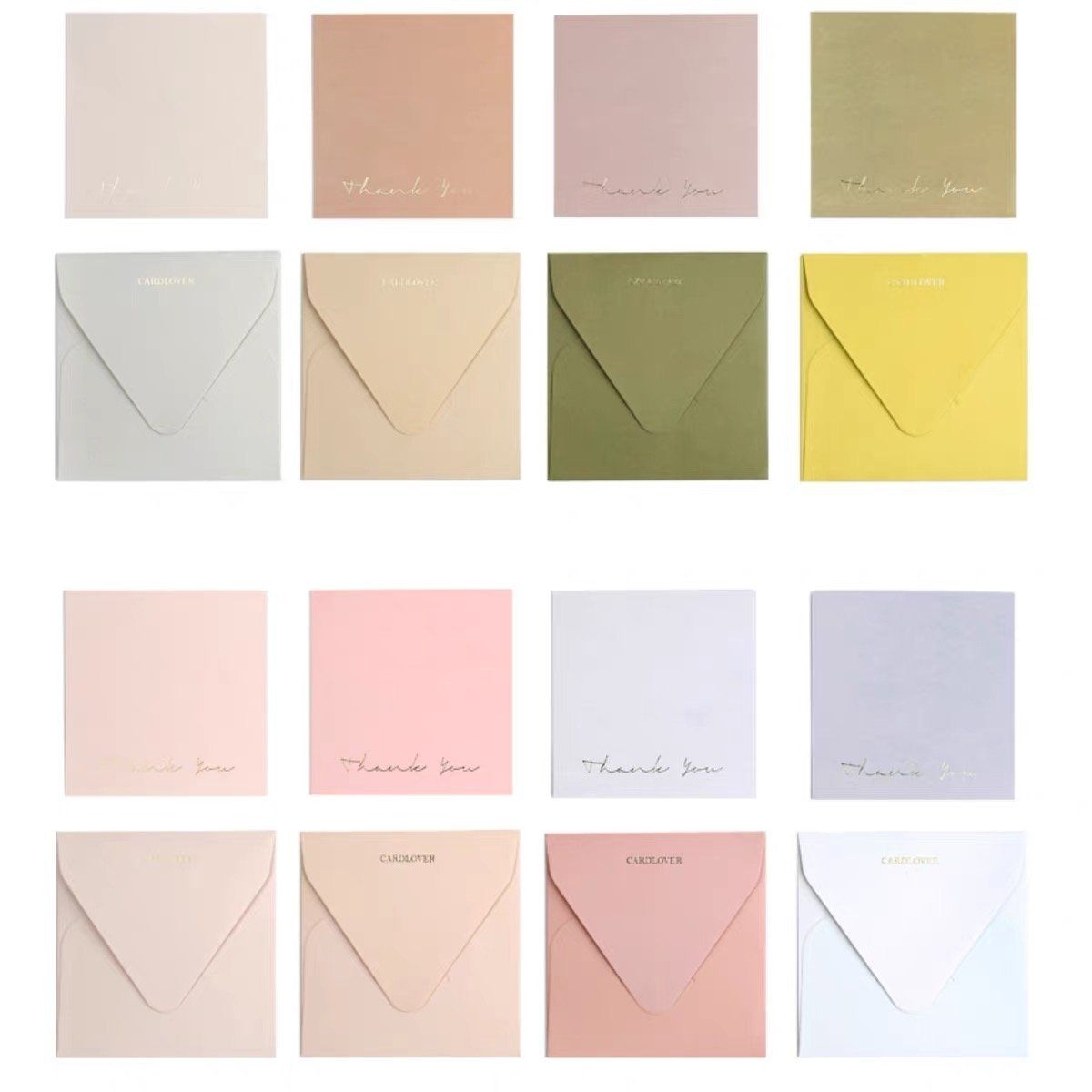 Cartoline: Grußkarten  Schlichtes & Elegantes Design, Pastellfarben – Nuovo e nell'imballaggio originale da Zürich venduto da Grussatelier 8