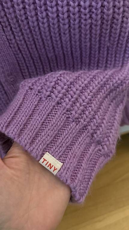 Tinycottons Maglioni & Felpe: Tinycottons Cardigan Strick 8y Flieder – Usato da Zürich venduto da hamtaro26 3