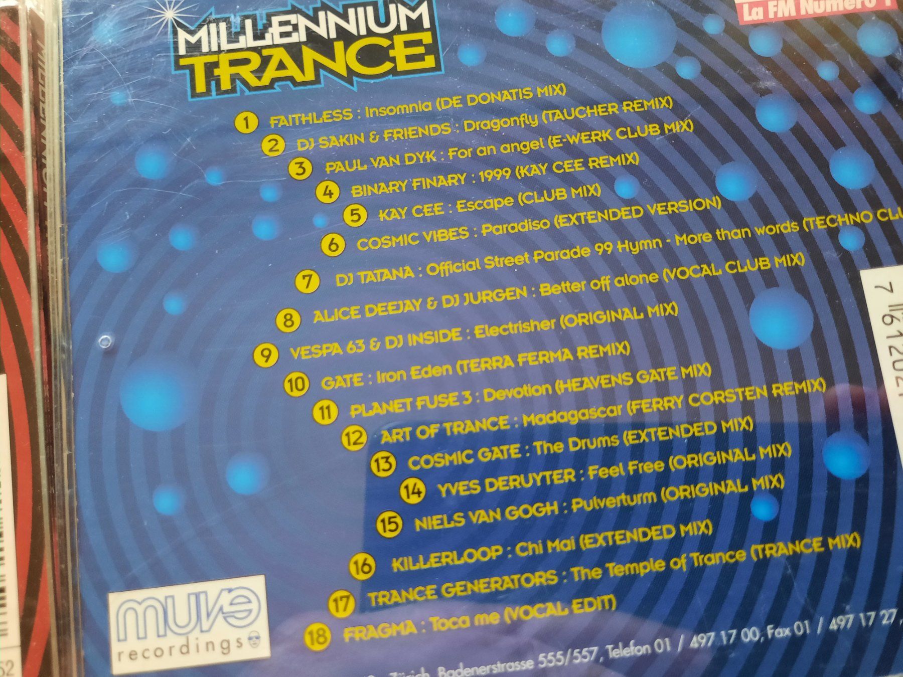 CDs: Cds Millenium Trance 1 & 2  – D'occasion à Pully par bro_n52j 5