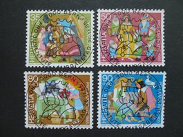 1985 Nr. J294-J297 mit ET-Vollstempel von Bern