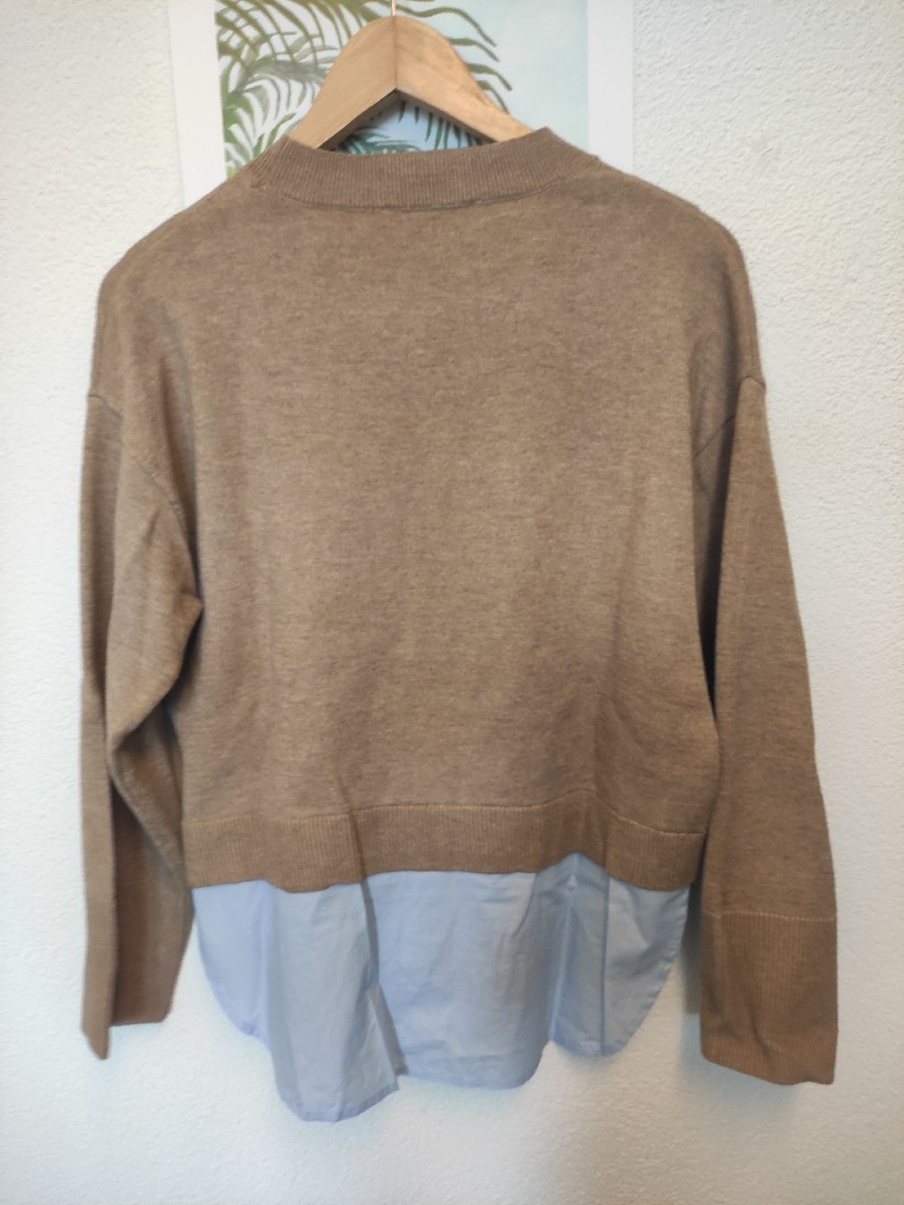 Mango Maglioni & Felpe: Pullover MNG Mango, beige mit Hemd-Einsatz Gr. XS  – Usato da Schliern b. Köniz venduto da Pecannut 4