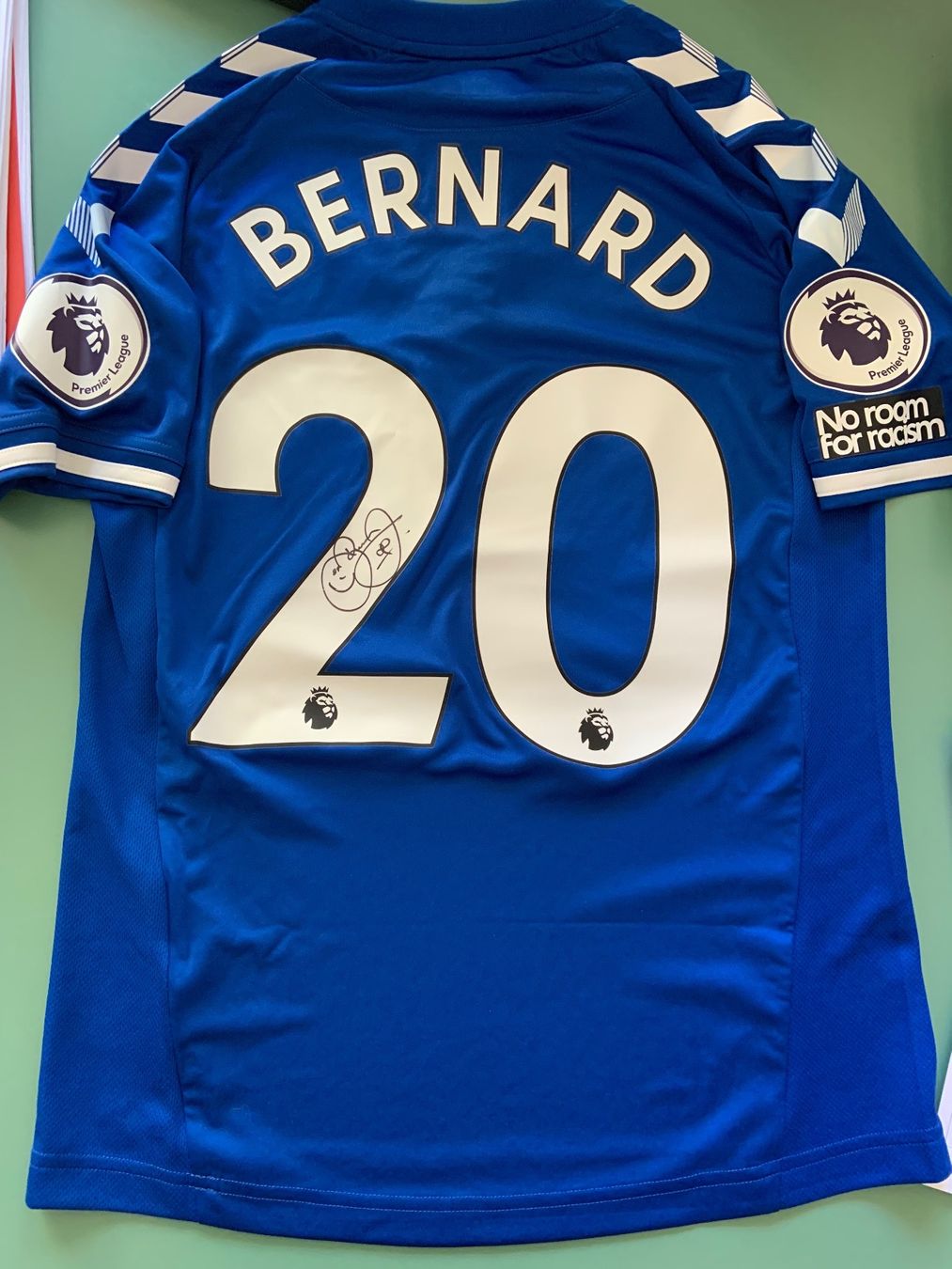 Canottiere & Pantaloni: Matchworn Everton Bernard with certificate of authenticity – Usato da Castione venduto da REER 1