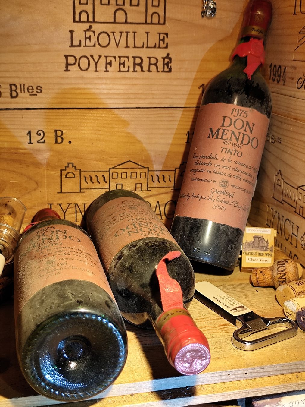 Vino: 3 x Don Mendo 1975 – Nuovo (secondo la descrizione) da Büsserach venduto da Vintage-vins 2