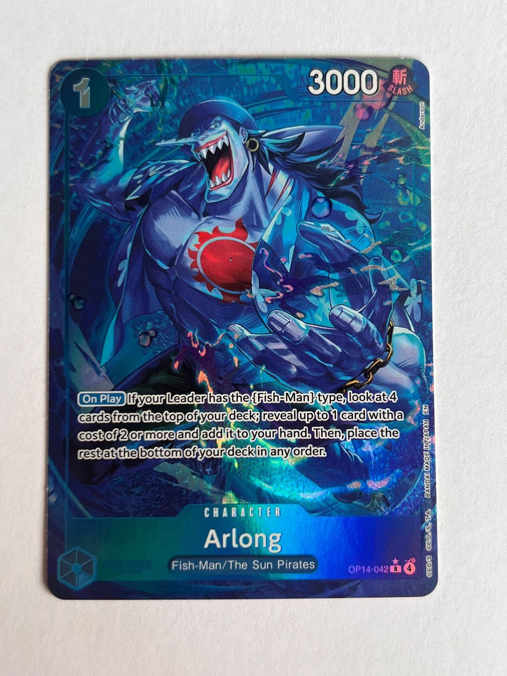 Bandai Carte collezionabili: Arlong - OP14-042 – Usato da Ilanz venduto da caui