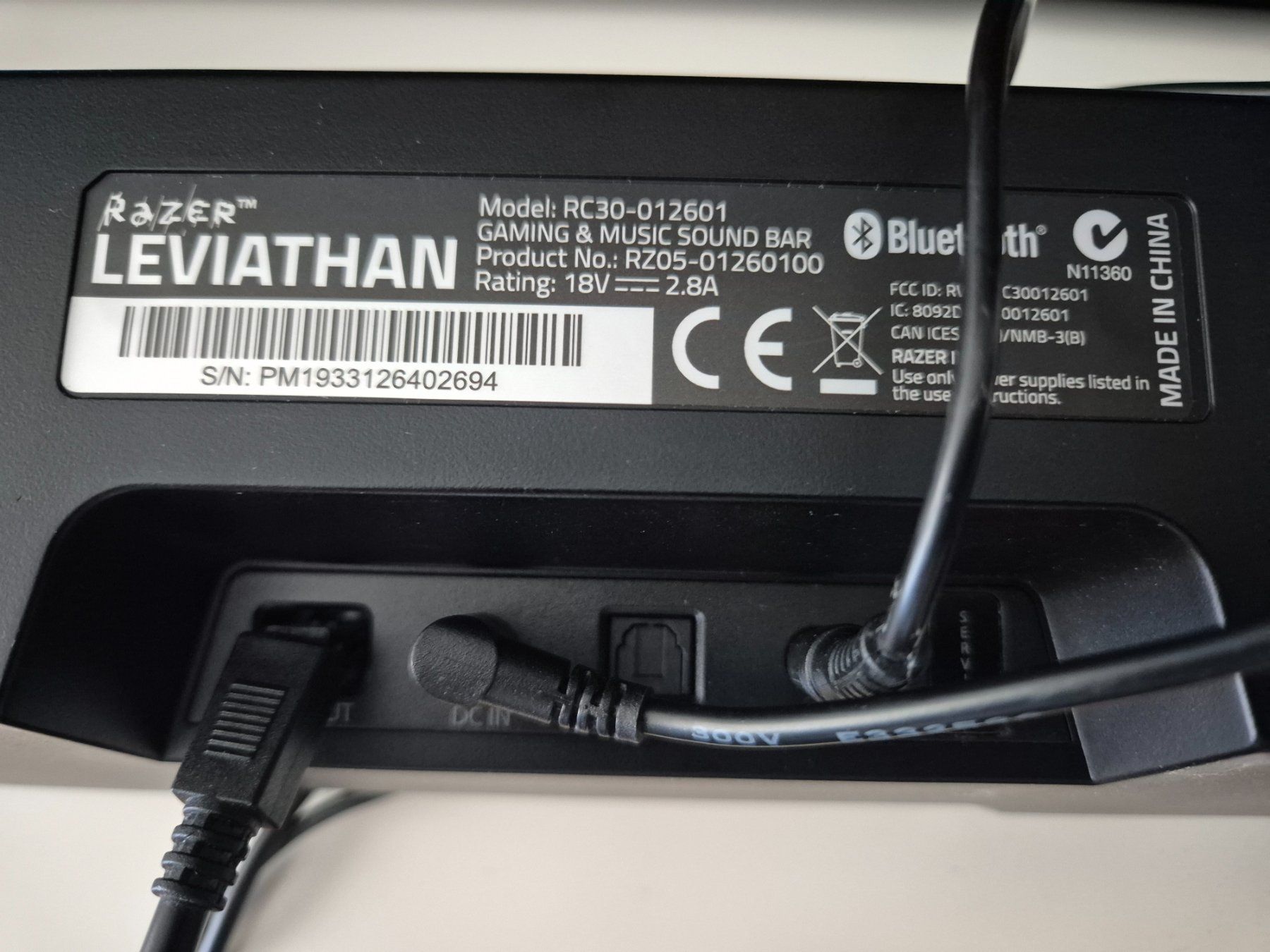 Razer Casse acustiche: Razer Leviathan Sound Bar mit Subwoofer – Usato da Zürich venduto da pau_y8mv 7