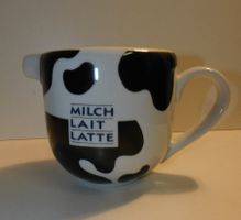 Milchkrug ca 3/4 liter Porzellan Milchkrug  14 hoch 12 cm dm