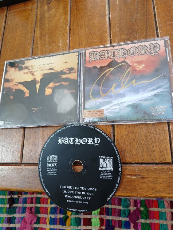 CD: bathory- Twilight...(rar 3 songs, ltd + signiert!) 1991 – Usato da St-Cergue venduto da VeganWarrior