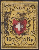 16II (Rayon II) T.23 B-RU, P.P. aus Postkreis Luzern 350.-