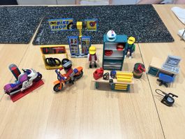 Playmobil 4334 Tankstelle mit Zubehör guter Zustand