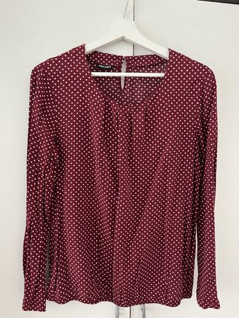 Gerry Weber Bluse, Gr. 38, bordeauxrot, top Zustand