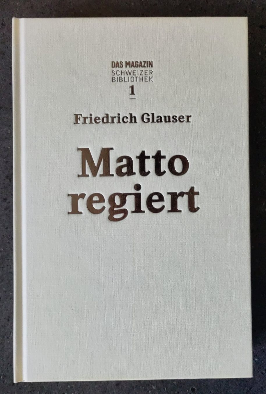 Libri: Friedrich Glauser - Matto regiert – Usato da Birmensdorf ZH venduto da crabalocker67