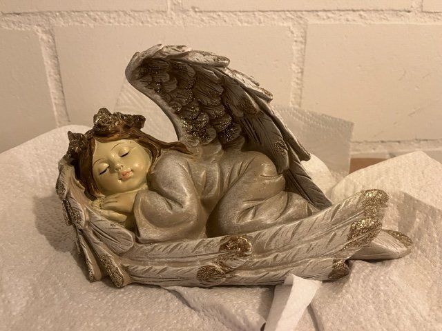 Tutte le decorazioni: Schlafende Engelfigur – Nuovo (secondo la descrizione) da Altbüron venduto da Februar26