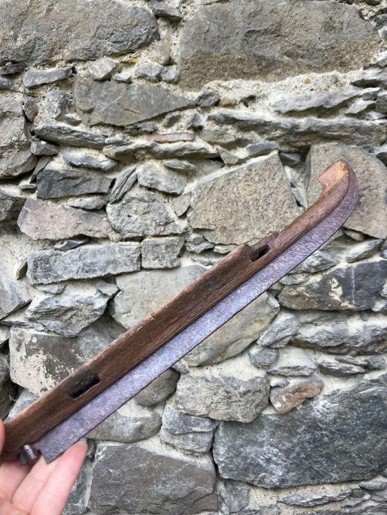 Vieux patins à glace Hollandais en bois - Collection