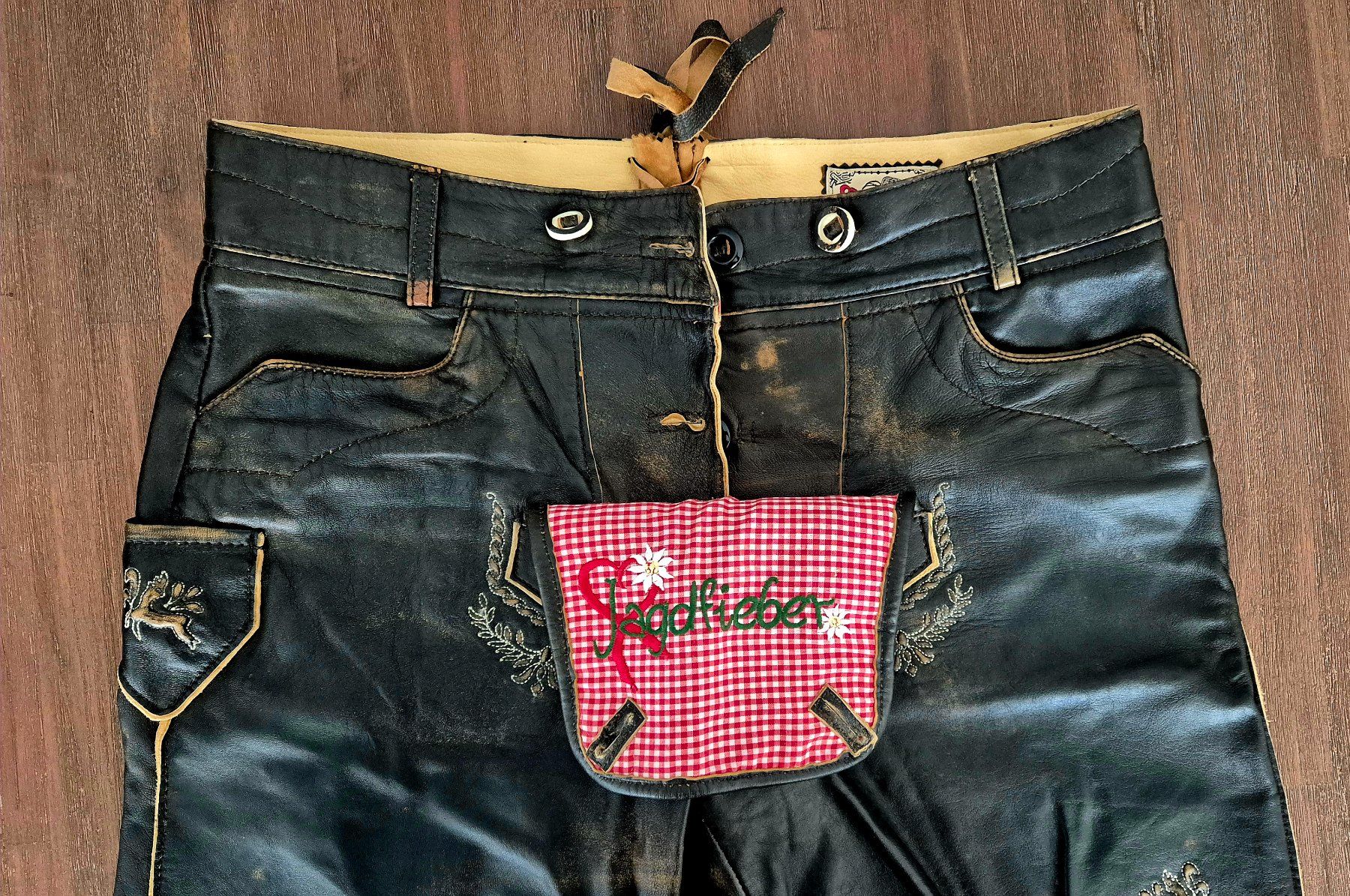 Pantaloni: Stockerpoint Lederhose, Gr. 40 – Usato da Bonstetten venduto da nahobo 1