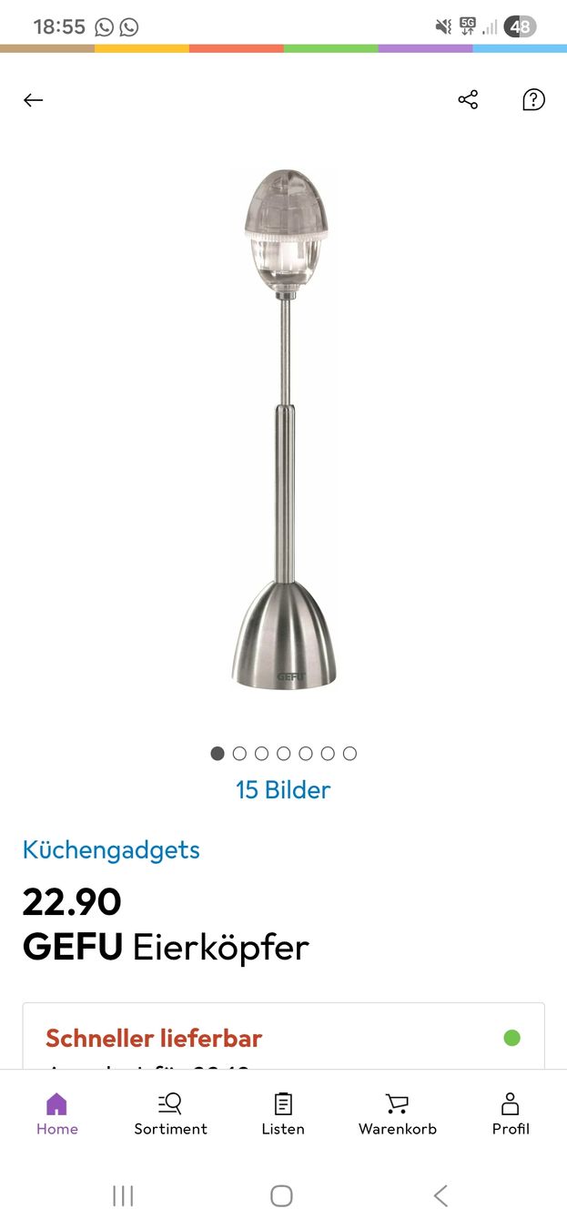 Appareils de cuisine: Gefu Eierköpfer – Neuf (Voir description) à Zug par nic_wlj8 2