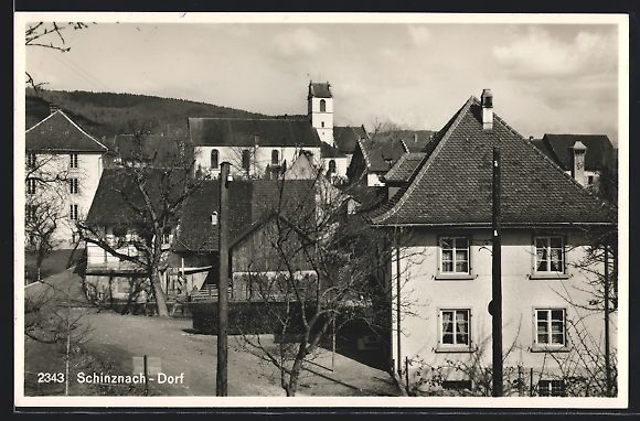 Cartes postales: Schinznach-Dorf, Ortspartie mit Blick zu – D'occasion à Berlin par bartko-reher