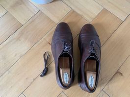 Allen Edmonds Oxford Lederschuhe  Braun, Gr. 45