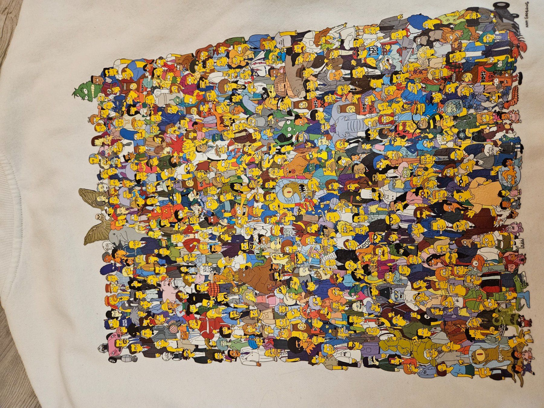 H&M Pullover & Sweatshirts: Pullover weiss mit Simpsons Print Grösse S H&M – Gebraucht aus Embrach von Lilly2021 2