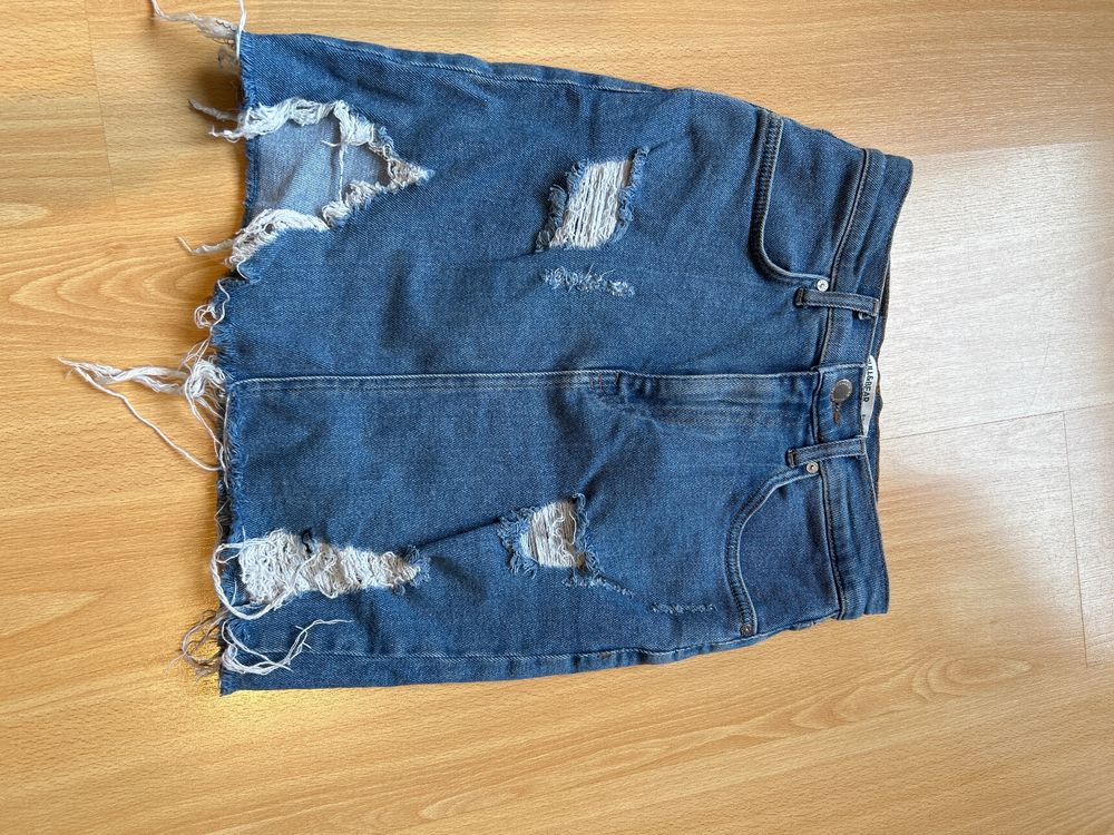 Mini Jupe En Jean DENIM COLLECTION - Taille 38, Couleur Bleu Stone, Envoi Immédiat