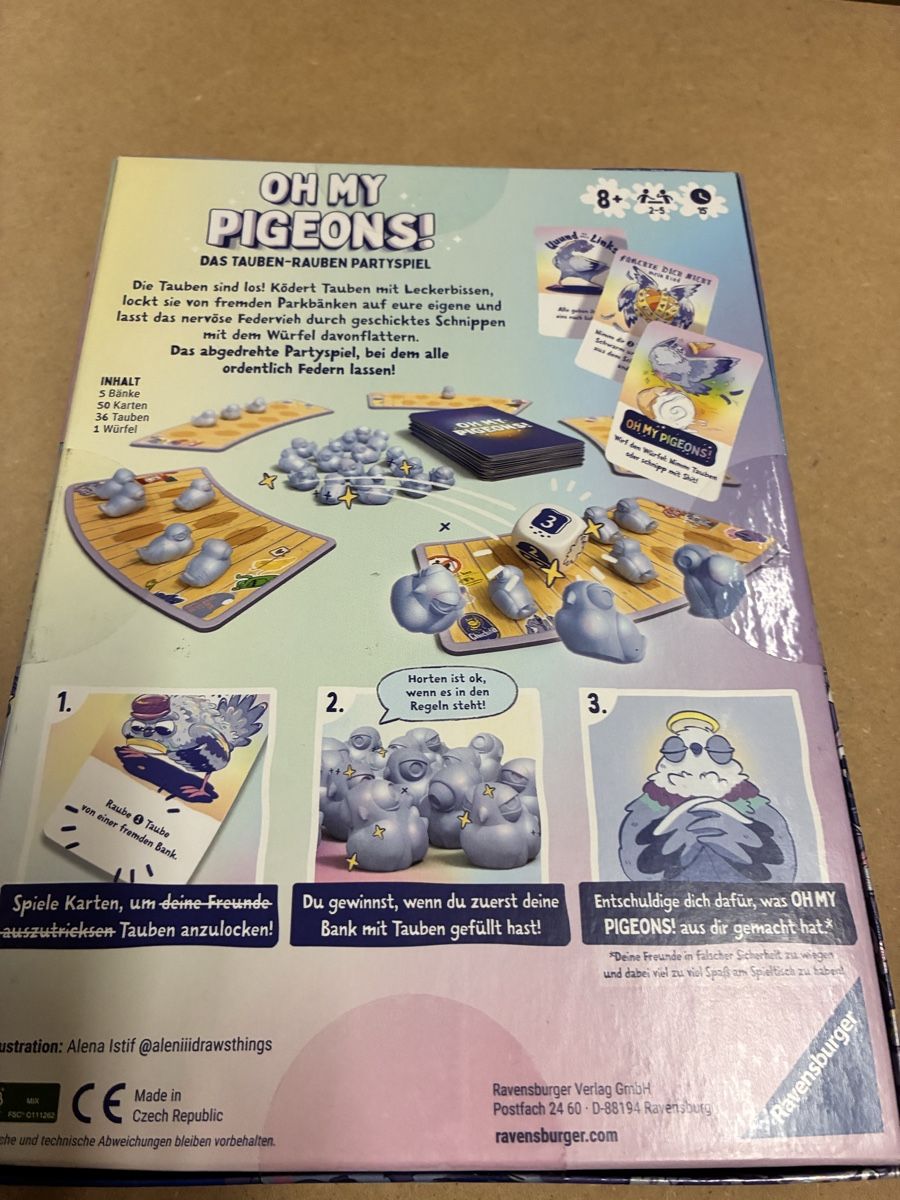 Ravensburger Spiele: Oh my Pigeons Spiel – Neu und originalverpackt aus Hondrich von sigmaster 1