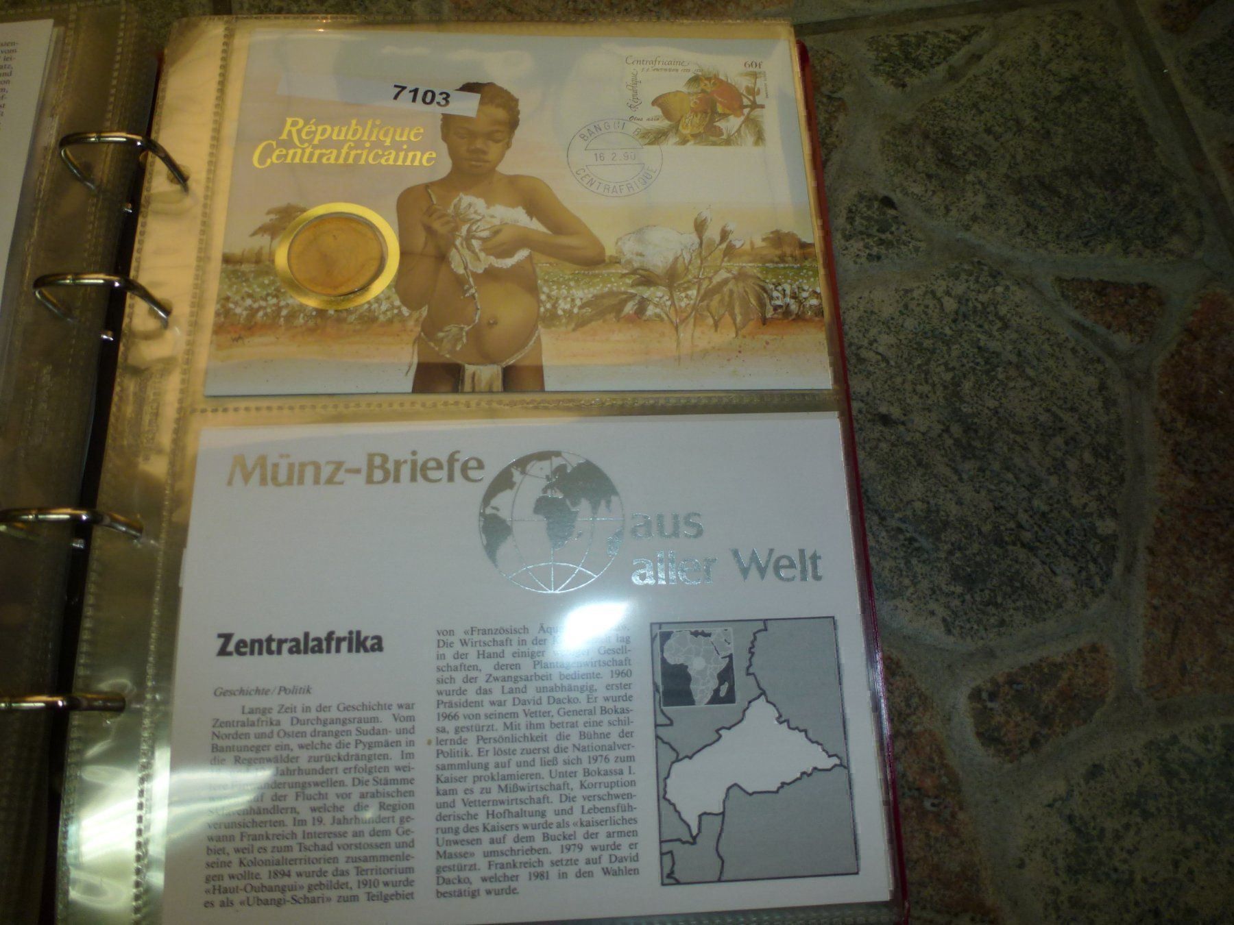 Tutti le monete: Münzbrief Zentralafrika – Usato da Olten venduto da Disc-Verkauf
