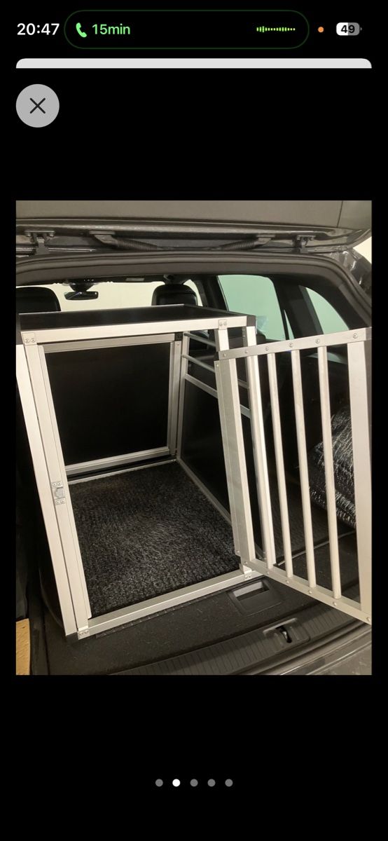Käfige, Transport & Sicherheit: Aluminium Hundebox fürs Auto – Gebraucht aus Schaffhausen von ste_w5yf 2