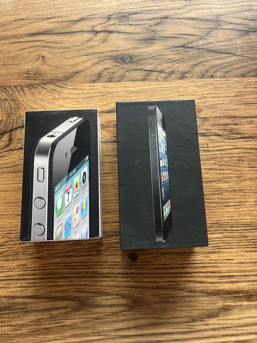 Apple Telefoni cellulari / Smartphones: Apple iPhone 4 & 5 Originalverpackung - Leere Boxen – Usato da Kerzers venduto da del13