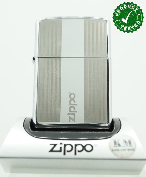 ZIPPO® PINSTRIPE DESIGN 2007 GEZÜNDET Kaufen auf Ricardo