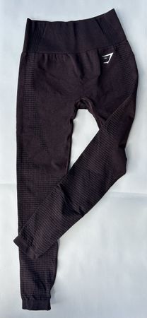 Gymshark Seamless Leggings Dark Brown Size S New