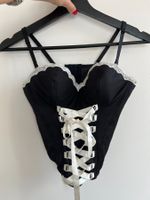 Bustier corset noir dentelle | taille 75C