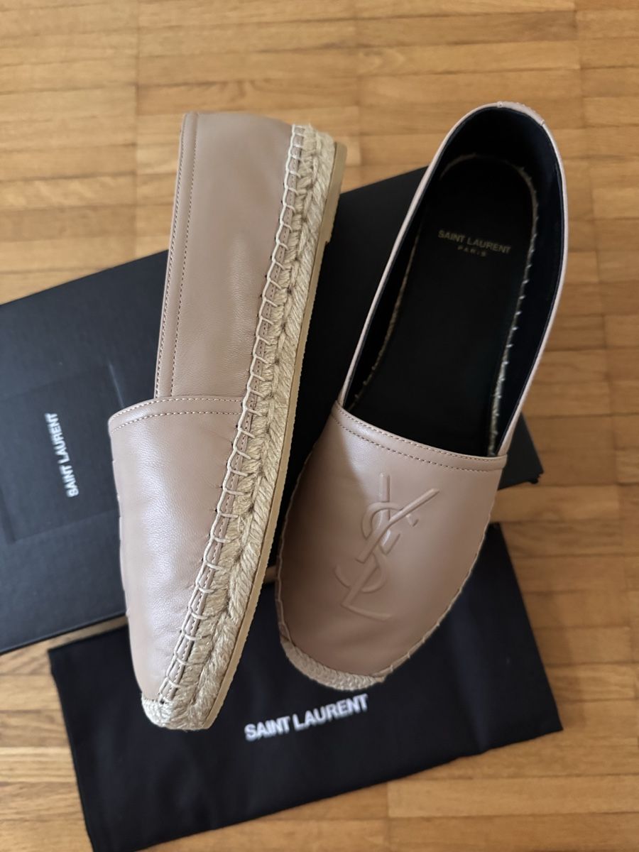 Saint Laurent Damenschuhe: YSL MONOGRAM ESPADRILLES IN LAMBSKIN Gr.38 NEU – Neu und originalverpackt aus Pfäffikon SZ von EMMA0111 2
