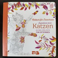 Ausmalbuch "Katzen", 64 Malvorlagen