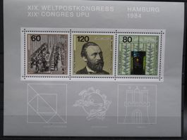 BRD 1984 Weltpostkongress **