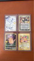 Pokemon Karten Set 4 Stk. Pikachu, Quajutux, etc.