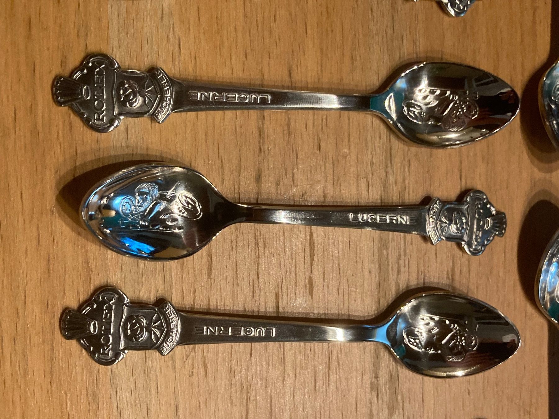 Löffel: 12 Sammlerlöffel Rolex Bucherer mit Löwenfigur – Gebraucht aus Kriens von Meier72 2