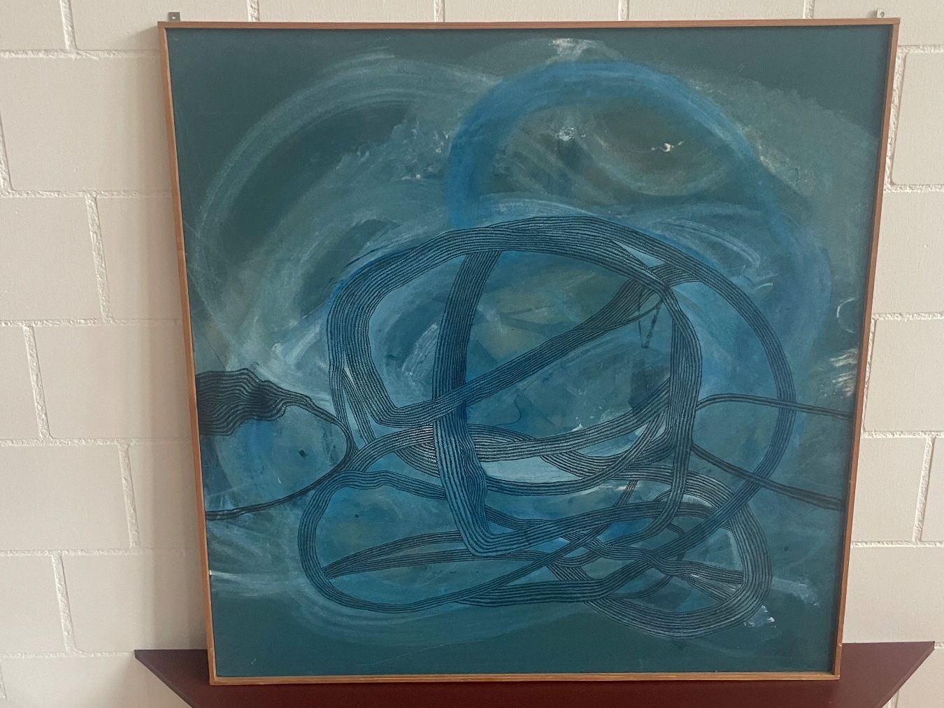 Dipinti: Grosse abstrakte Kunst gerahmt – Usato da Wald ZH venduto da shypi