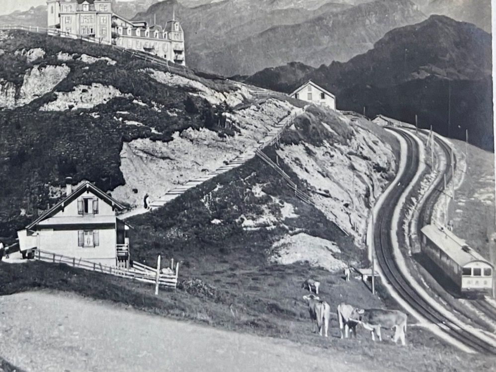 Cartoline postali: Rigi - Kulm - Bahn 1929 – Usato da Lutry venduto da Ediego 1