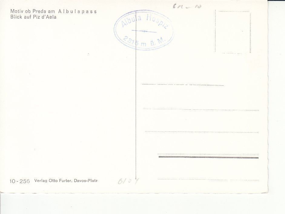 Cartoline postali: Preda ca. 1955 – Usato da Bürglen TG venduto da StampGraf 1