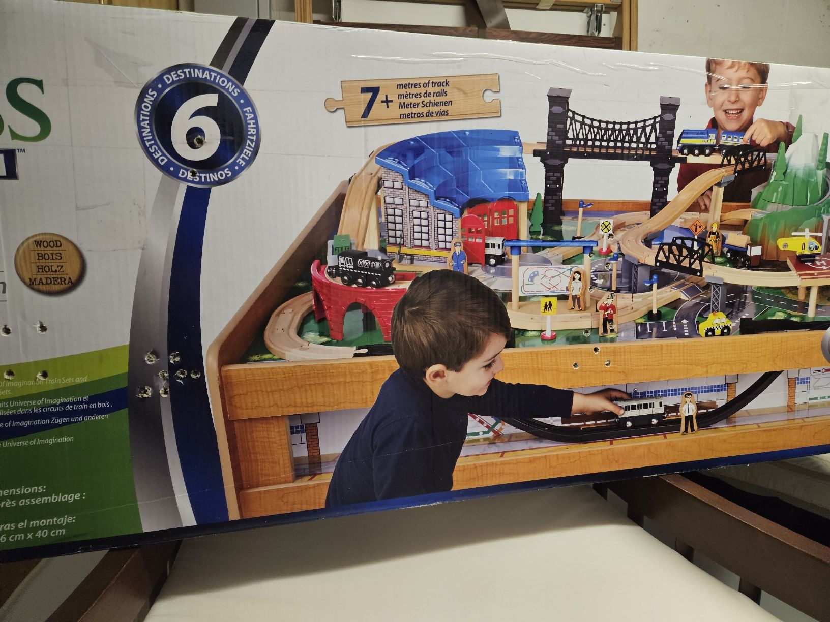 Modellini di ferrovie: Universe of imagition Express Metro Train Table – Usato da Steckborn venduto da suz_v2v6 1
