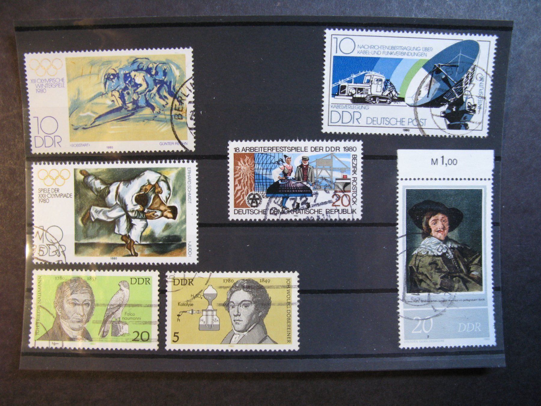 Tutti i francobolli: DDR 1980  Briefmarken gest. – Usato da Wil SG venduto da fva01
