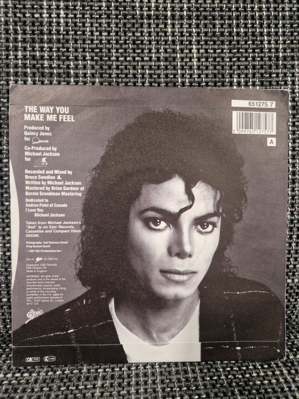 Dischi in vinile: Michael Jackson: The way you make me feel Maxi – Usato da Stetten SH venduto da ExtremMIB 1